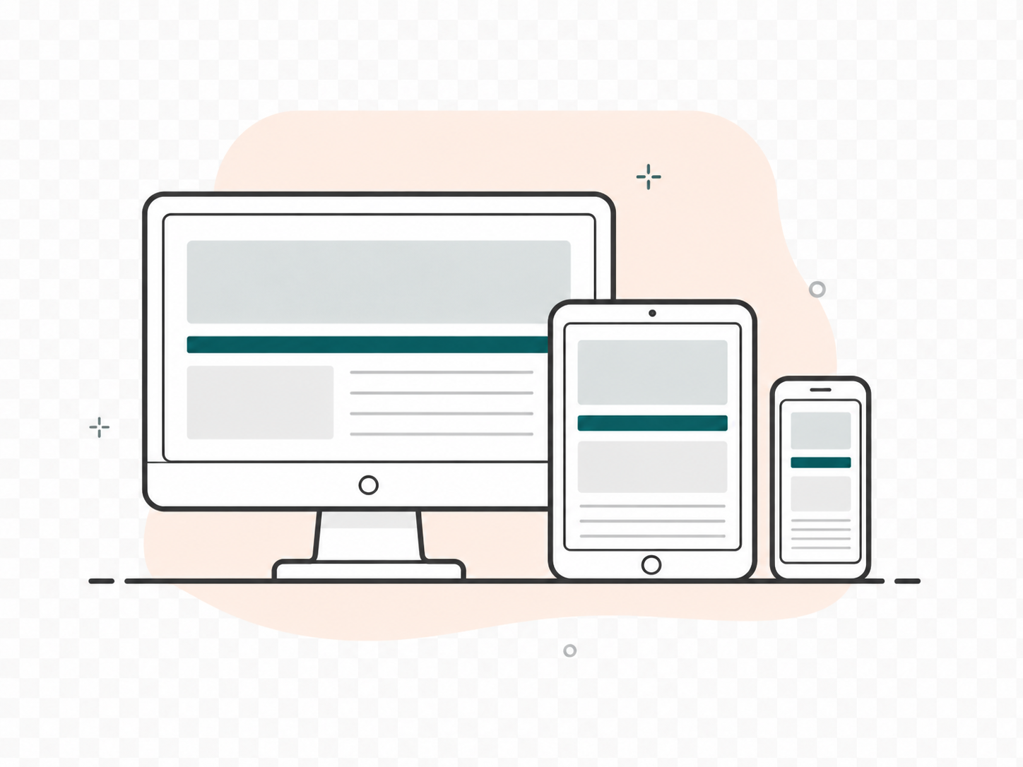 Responsive devices illustration